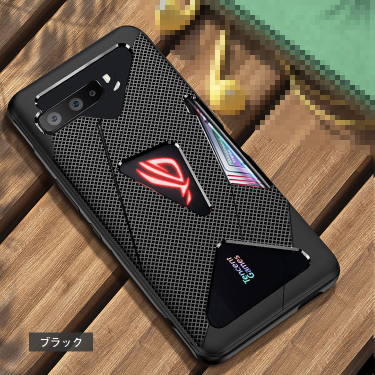 ASUS ROG Phone 3 ケース/カバー 耐衝撃 TPU シンプル スリム 背面