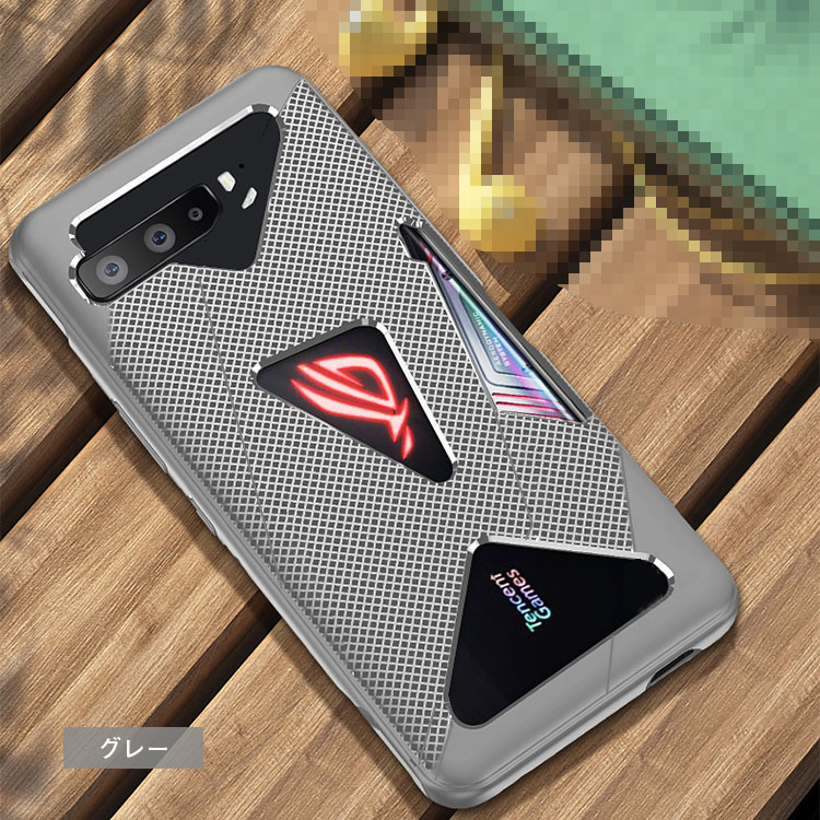 ASUS ROG Phone 3 ケース/カバー 耐衝撃 TPU シンプル スリム 背面