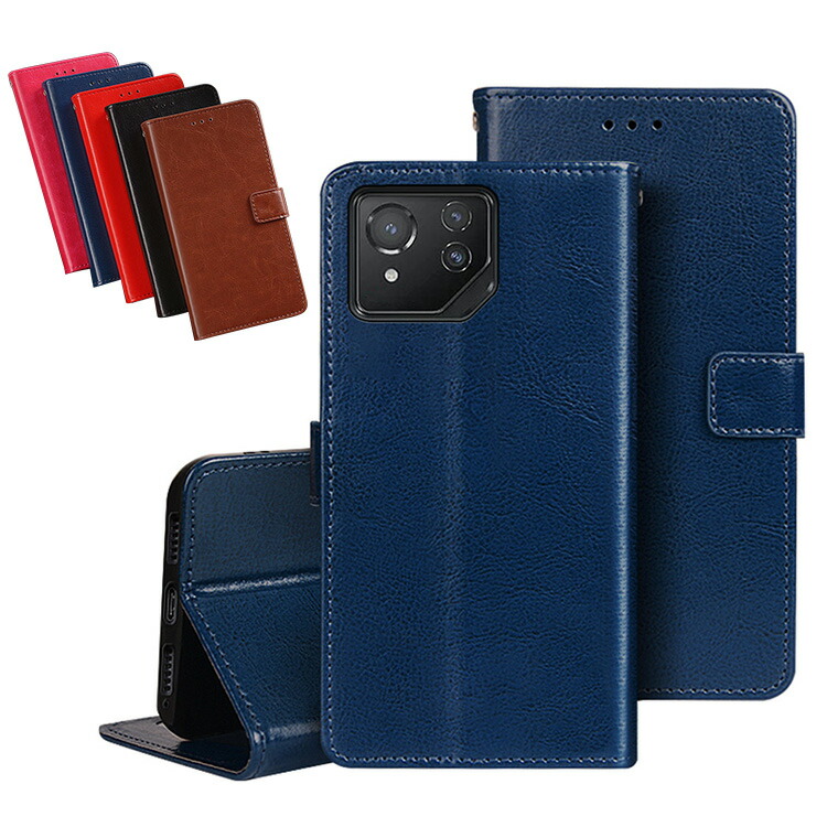 ROG Phone 8 �P�[�X ROG Phone 8 Pro �蒠�^ �X�^���h�@�\ �J�[�h���[ PU���U�[ �X�g���b�v�z�[���t�� ASUS �G�C�X�[�X ROG �t�H�� 8/8 �v�� �X�}�z�J�o�[