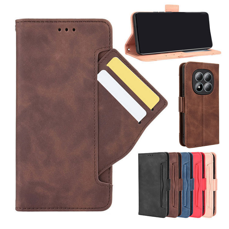 Redmi Note 15 5G �P�[�X Note 15 Pro 5G / Note 15 Pro+ 5G �蒠�^ �J�o�[ PU���U�[ �蒠�^PU���U�[�P�[�X �X�^���h�@�\ �J�[�h���[ ���� �V���I�~