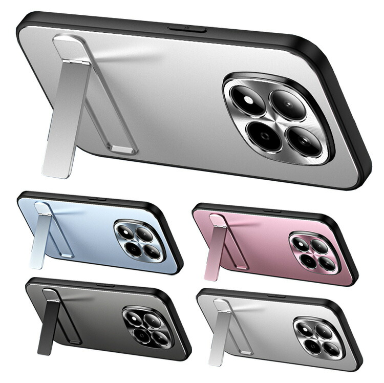Redmi Note 15 �P�[�X Note 15 Pro/Note 15 Pro+ �J�o�[ �ϏՌ� �A���~ TPU+�v���X�`�b�N �}�b�g �X�^���h�@�\ �w�ʃP�[�X �X�g���b�v�� ������ ����