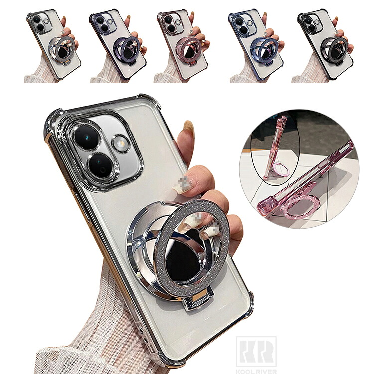 Redmi Note 17 5G �P�[�X Note17 Pro �N���A �����Y�J�o�[�t�� �J�o�[ ���b�L TPU ���� �����^�X�}�z�����O�t�� �X�^���h�@�\ �~���[�t�� �\�t�g�P�[�X