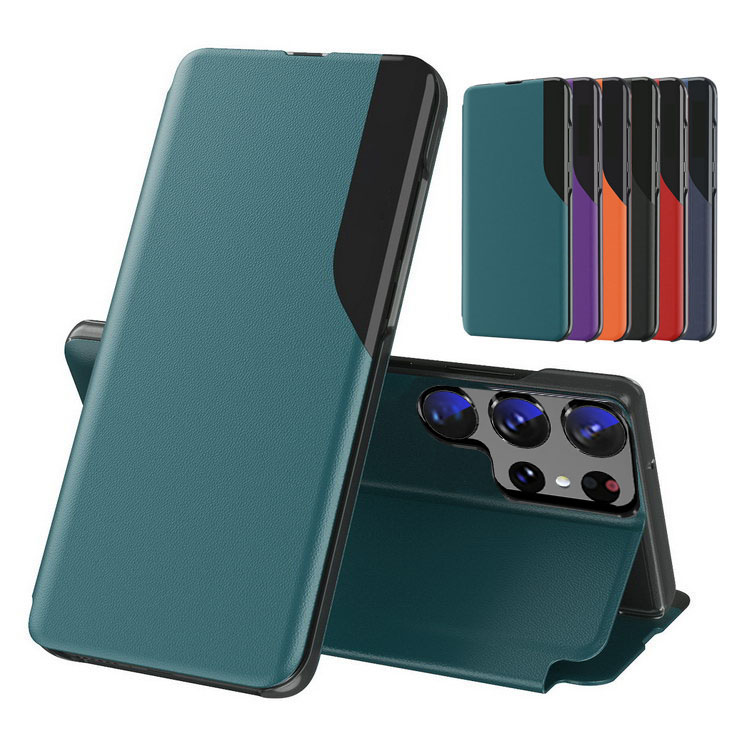 Galaxy S25 �P�[�X S25+/S25 Ultra �蒠�^ �J�o�[ ��܂� PU���U�[ �X�^���h�@�\ �蒠�^PU���U�[�P�[�X/�J�o�[ Samsung �T���X�� �M�����N�V�[ S25/S25
