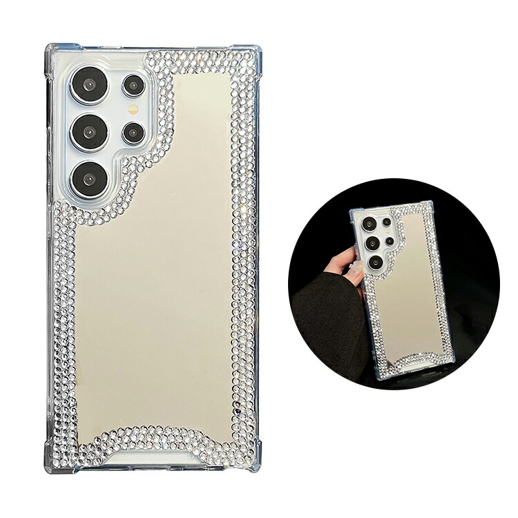 Galaxy S25 �P�[�X �N���A S25+/S25 Ultra �J�o�[ �N���A ���� ���C���X�g�[�� �f�R���[�V�����w�ʃ~���[ ���� �P�[�X/�J�o�[ �X�g���b�v�� ���� ������
