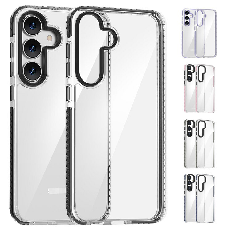Galaxy S25 �P�[�X �N���A S25+/S25 Ultra �J�o�[�N���A ���� �v���X�`�b�N �n�[�h�P�[�X �p �ی� �R�[�i�[�o���p�[ ���� ������ Samsung �T���X��