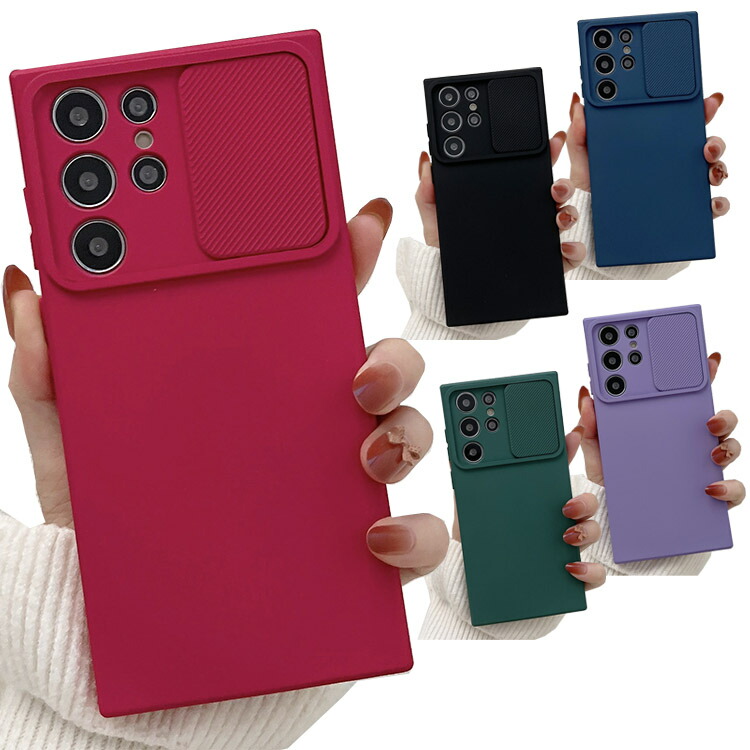 Galaxy S25 �P�[�X S25+/S25 Ultra �J�o�[ �ϏՌ� TPU �\�t�g �P�[�X  �X���C�h���J���������Y�J�o�[�t��Samsung �T���X�� �M�����N�V�[