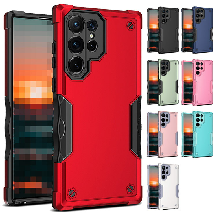 Galaxy S25 �P�[�X �ϏՌ� S25+ S25 Ultra �J�o�[ TPU+�v���X�`�b�N 2�d�\�� �n�[�h�P�[�X Samsung �T���X�� �M�����N�V�[ S25/S25 �v���X/S25 �E���g��