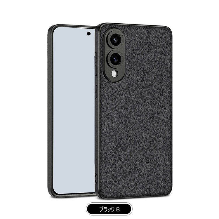 Galaxy S25 Edge ケース カバー レザー調 Samsung サムスン 