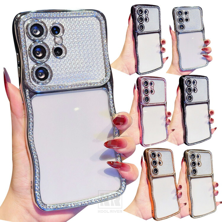 Insta Galaxy S26�Ή� �P�[�X �E�F�[�u �g�^ �Ȃ݂Ȃ� �J�o�[ �J�����ی�t�� ���b�L ���C���X�g�[�� ���� �g�� TPU �\�t�g �P�[�X S26+/S26 Ultra Samsung