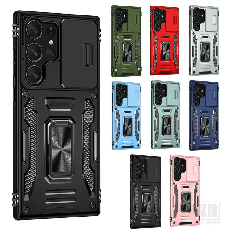 Galaxy S26 �P�[�X S26+/S26 Ultra �J�o�[ �ϏՌ� �}�O�l�b�g���ԍڃz���_�[�Ή� ��̌^�����O�t�� �X�^���h�@�\ �V���v�� ������ Samsung �T���X��