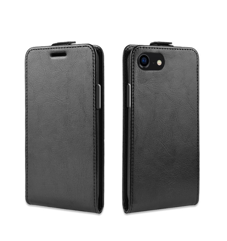 iPhone SE 第3世代/第2世代 ケース 縦開き カバー 下開き PU レザー