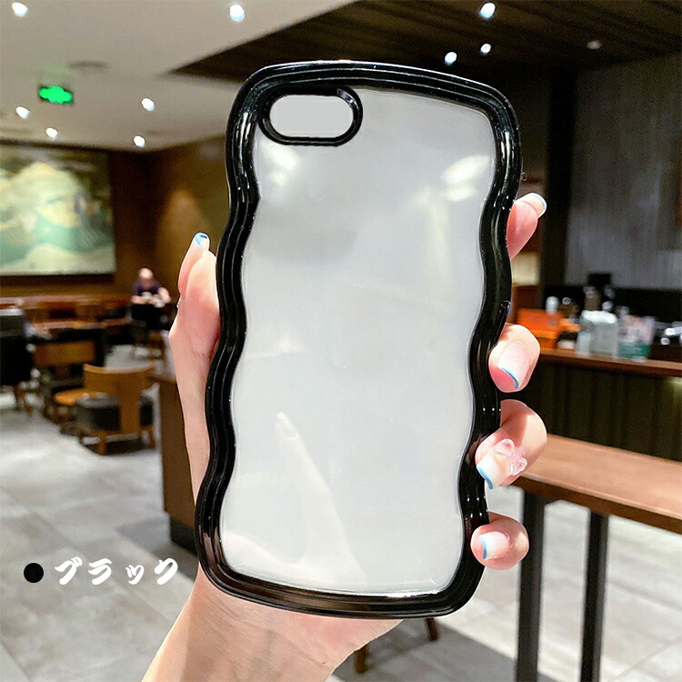 iPhone17e / iPhone16e クリア ケース ウェーブ 波型 なみなみ カバー