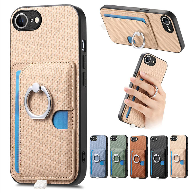 iPhone16e �P�[�X �P�[�X �ϏՌ� �J�o�[ PU���U�[ �J�[�h���[ �Ў莝���ɕ֗��ȃn���h �X�^���h�@�\ Apple�A�b�v�� �A�C�t�H�� 16e �������� �������