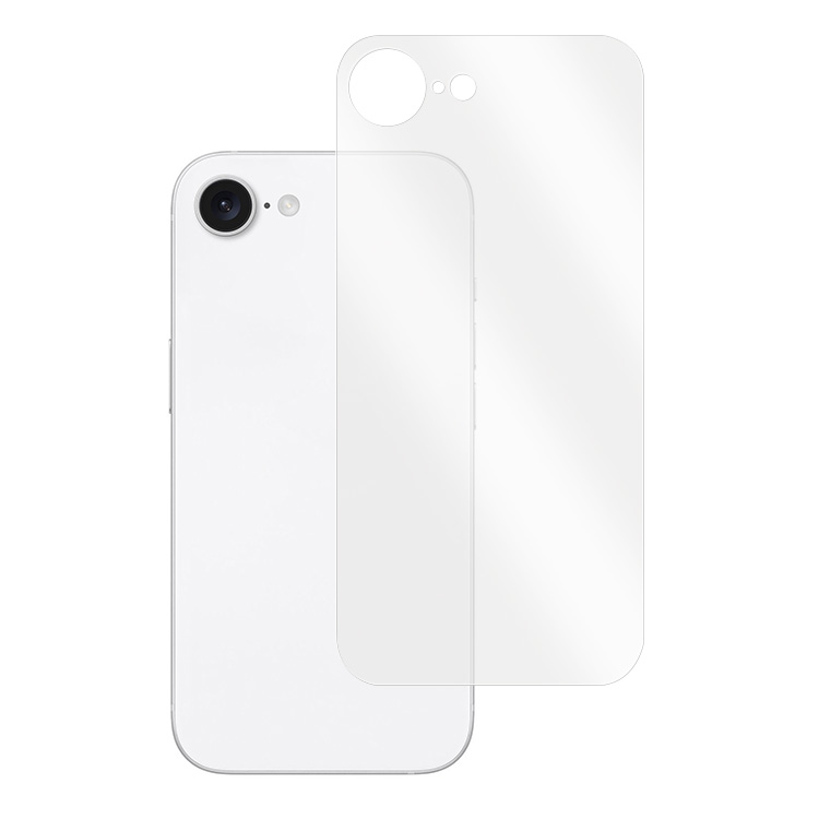 iPhone17e / iPhone16e バックフィルム 2枚入り 背面保護フィルム 光沢