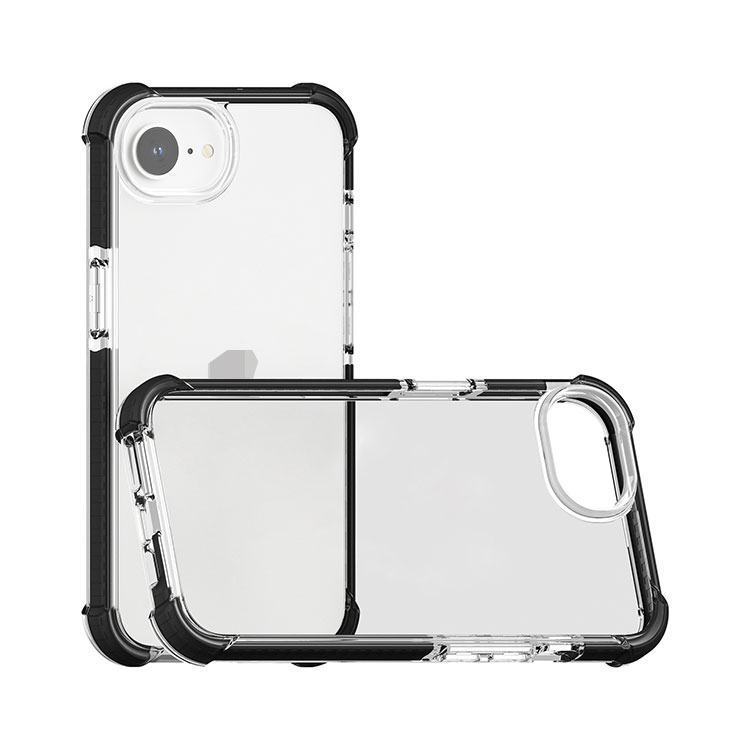 iPhone SE 第4世代 クリア ケース 2024年モデル 耐衝撃 カバー TPU+プラスチック 透明 角 保護 コーナーバンパー Apple アップル アイフォン SE4 2024｜keitaicase｜04