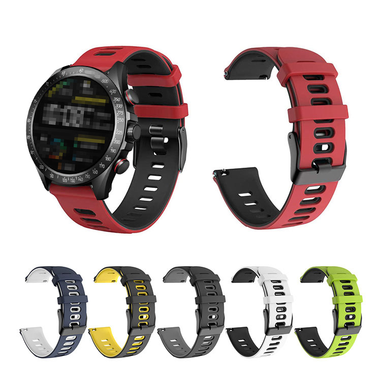 Haylou Solar Pro �o���h �x���g �V���R�� �o���h�� 22mm �������X�g�o���h/�����o���h/�����x���g �������� Haylou �n�C���[ �\�t�g�o���h �V���R���o���h