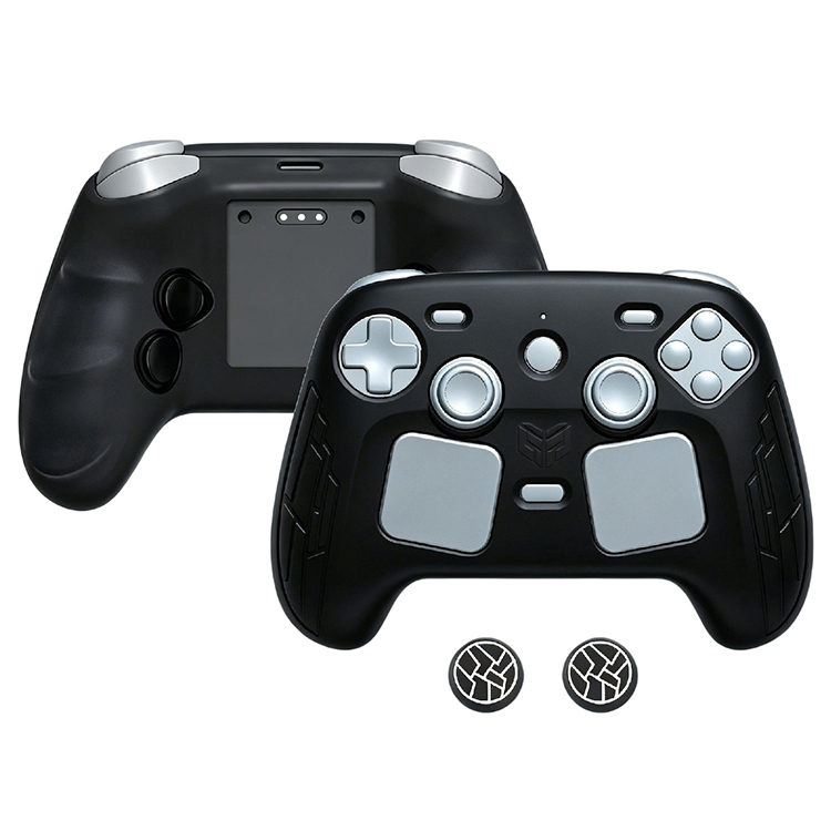Steam Controller 2026 ケース+シリコンリング 耐衝撃 カバー シリコン