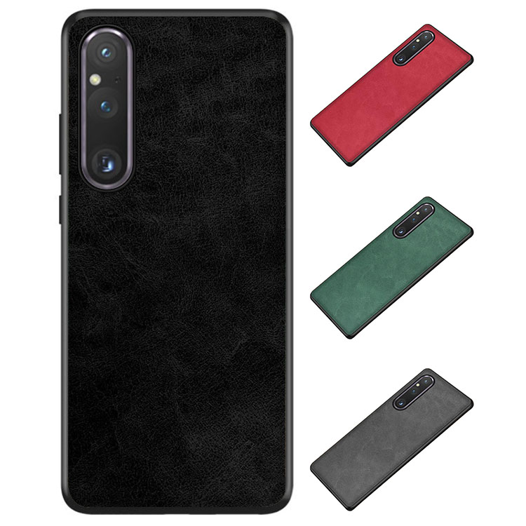 Sony Xperia 1 V �P�[�X �J�o�[ �ϏՌ� PU���U�[ �P�[�X �\�j�[ �G�N�X�؃��A1 V �A���h���C�h �������� �������