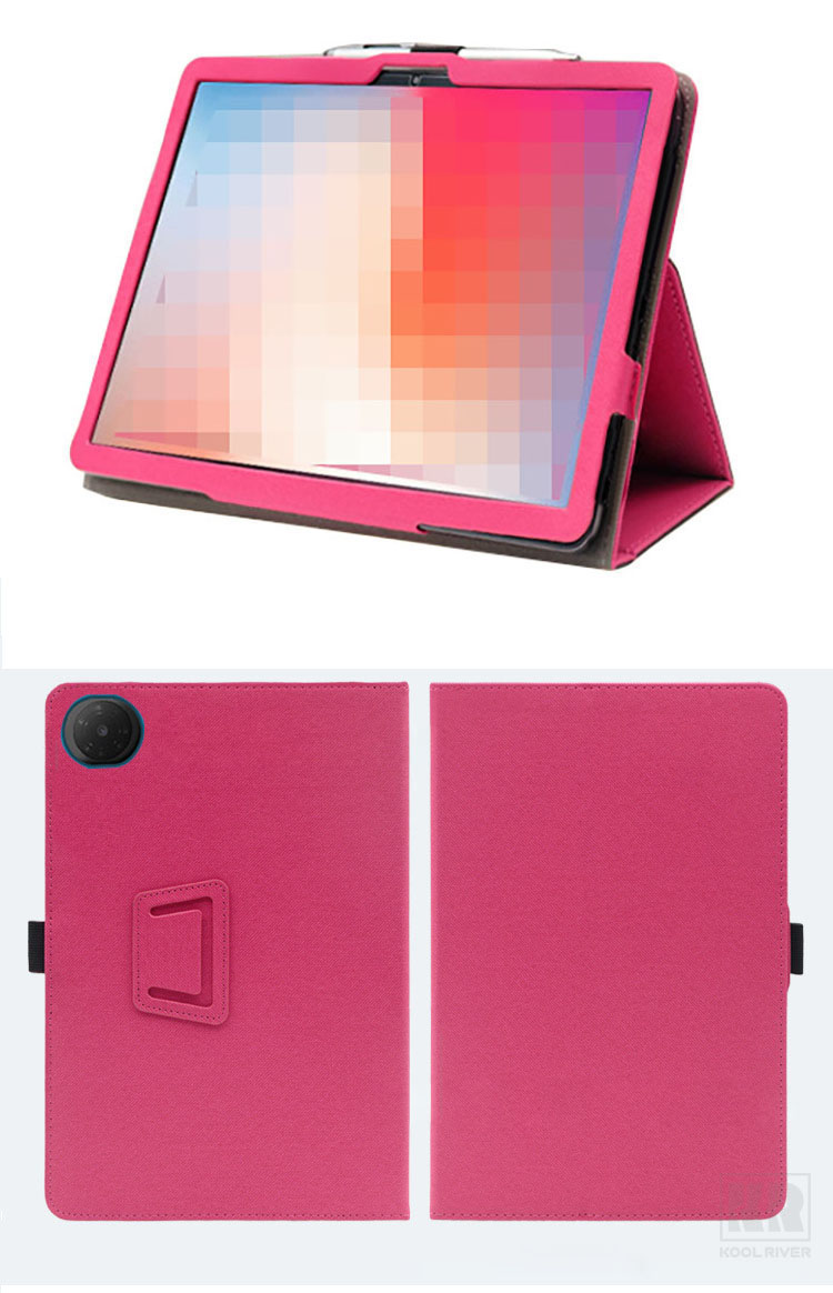 TCL TAB 10L Gen 4 ケース 10.1インチ カバー PUレザー 手帳型 持ち手