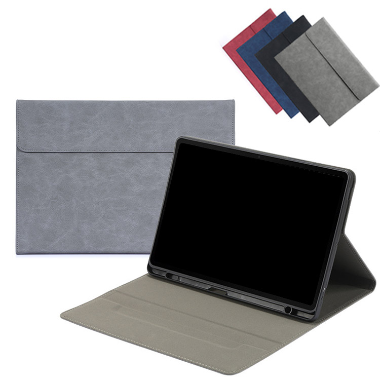 Samsung Galaxy Tab S9+ �P�[�X 12.4�C���` �蒠�^ �J�o�[ PU���U�[ �X�^���h�@�\ �y�����[ �T���X�� �M�����N�V�[ �^�uS9+ �Ռ��z�� �V���v�� �������