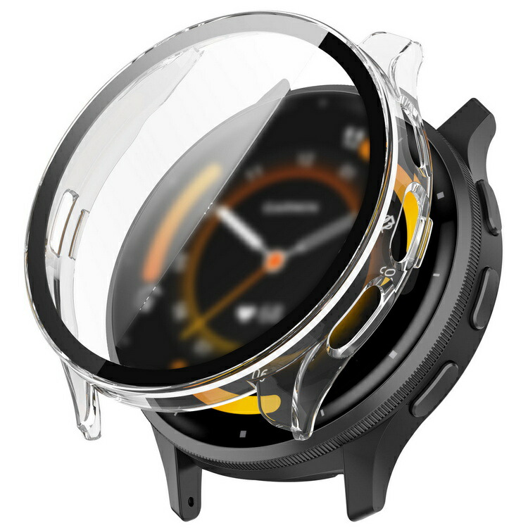 Garmin Venu 3 ケース Venu 3S カバー 強化ガラス（ガラスフィルム）付き 全面保護 液晶保護ケース ガーミン ヴェニュー3/3S 単色/クリア フィルム一体 |  | 01