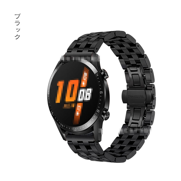 Huawei Watch GT/Watch GT 2 46mm 交換バンド ステンレス ベルト ファーウェイウォッチ GT 2 46mm メタル 交換リストバンド おすすめ｜keitaicase｜04