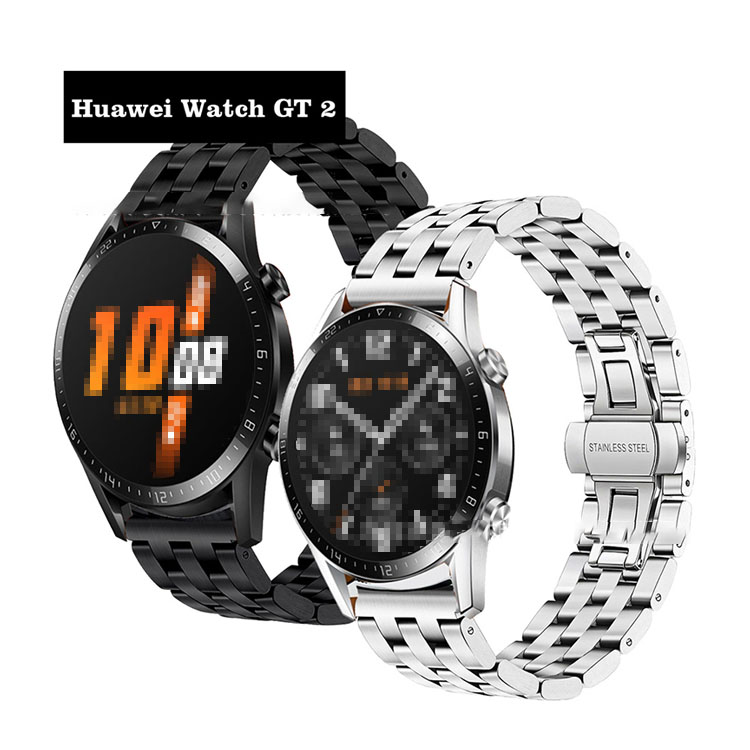 Huawei Watch GT/Watch GT 2 46mm 交換バンド ステンレス ベルト ファーウェイウォッチ GT 2 46mm メタル 交換リストバンド おすすめ｜keitaicase
