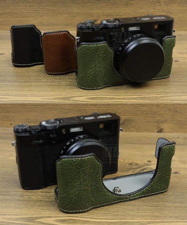 FUJIFILM X100VI ケース カメラケース PUレザーハーフケース ハーフ