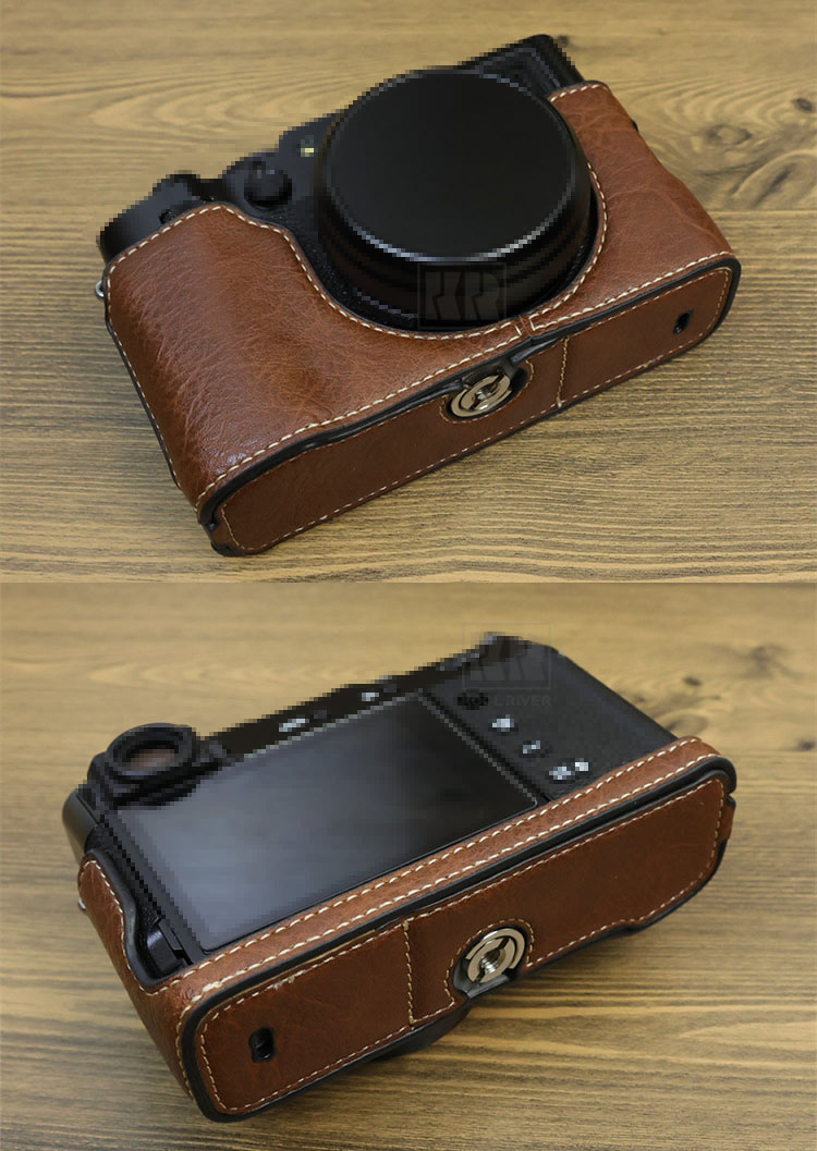 FUJIFILM X100VI ケース カメラケース PUレザーハーフケース ハーフ