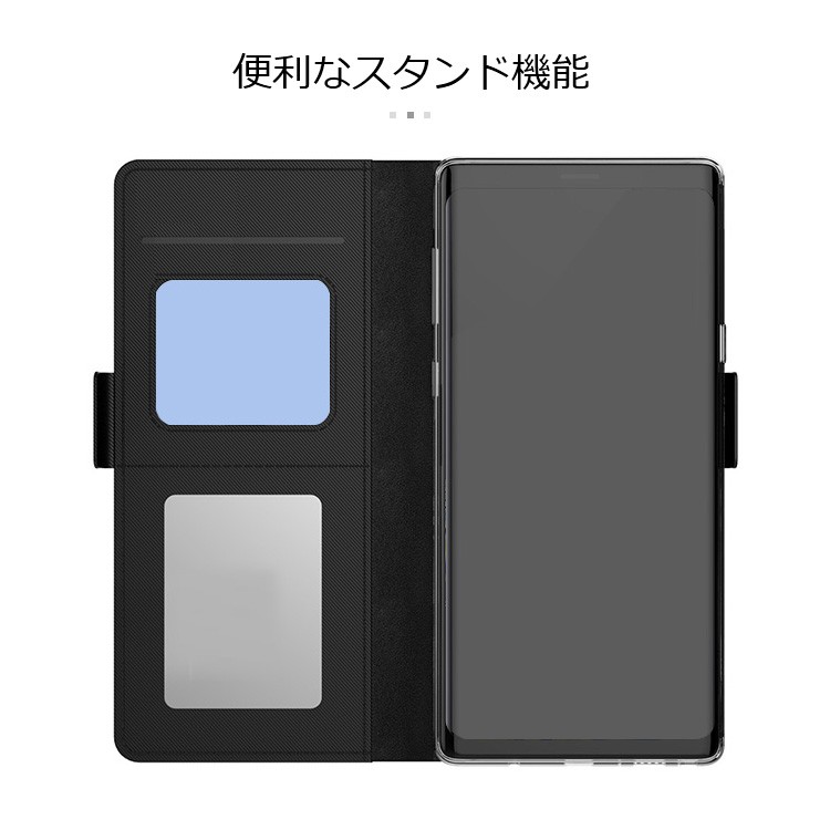 Xperia 10 II ケース 手帳型 かわいいレザー シンプル スタンド機能 カード収納 エクスぺリア10 ツー 手帳型 かわいいレザーケース｜keitaicase｜03