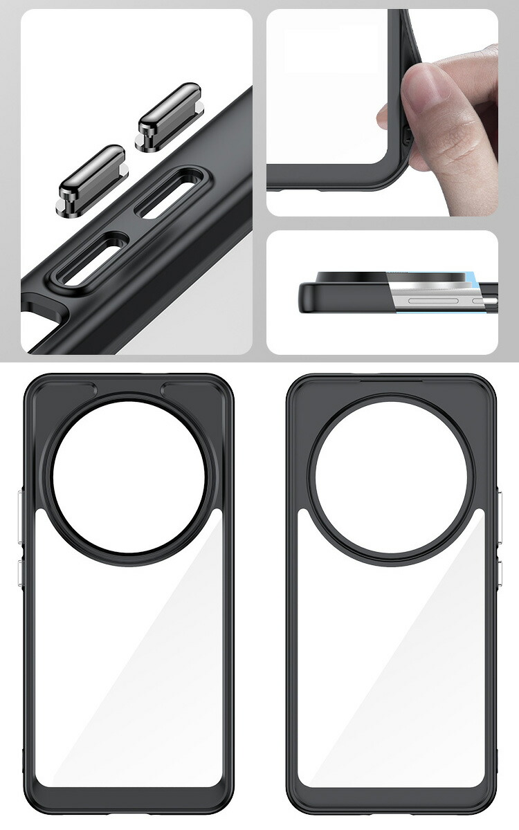 Xiaomi 14 Ultra ケース 耐衝撃カバー クリア 背面透明 TPU 小米