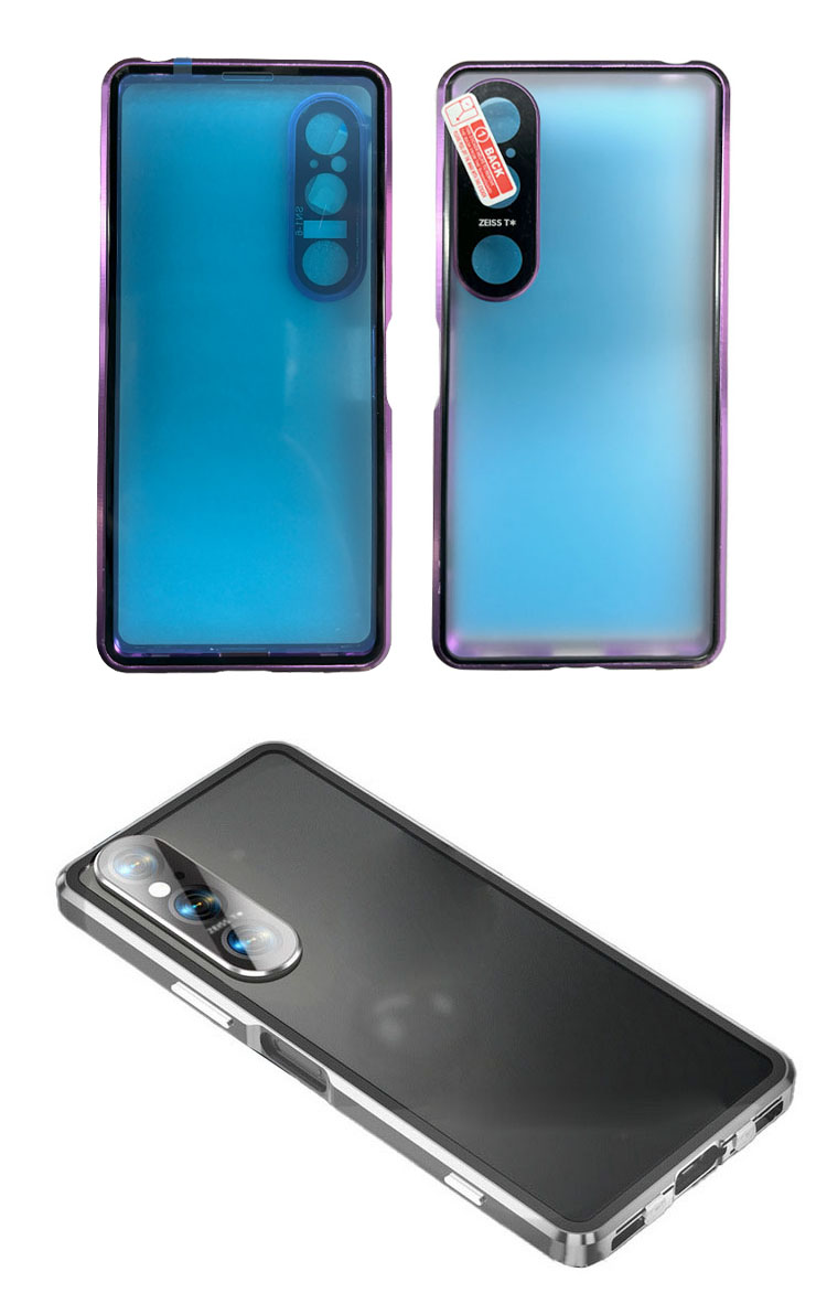 Xperia 1 VI バンパー 10 ケース 全面保護 カバー アルミ