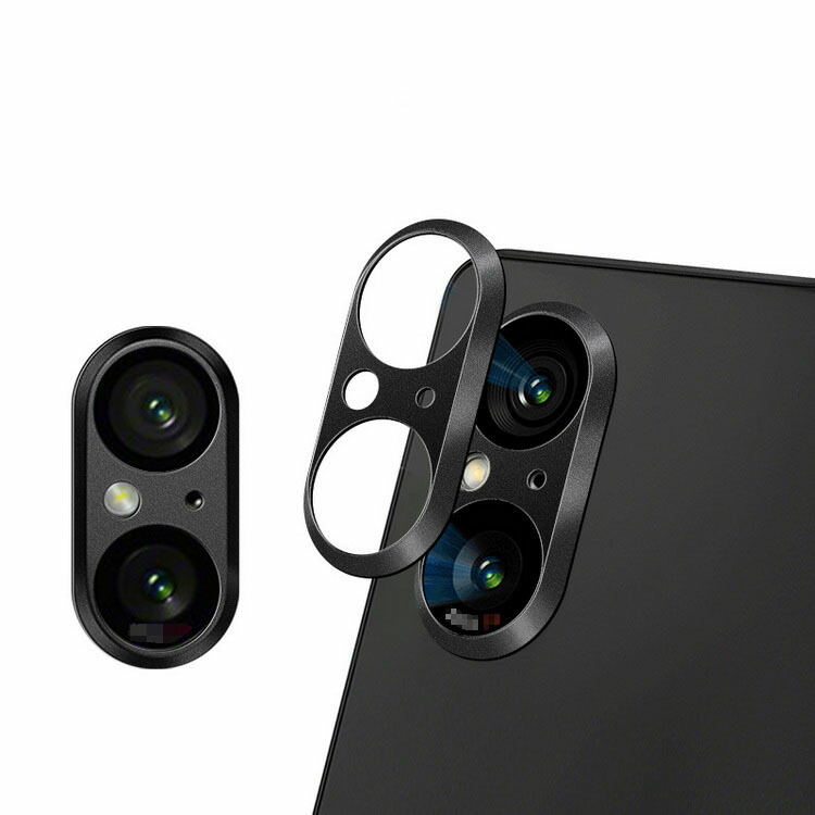 Xperia 5 V カメラ保護 メタルカバー レンズカバー Sony ソニー エクスぺリア 5 V レンズ プロテクター ベゼル｜keitaicase｜03