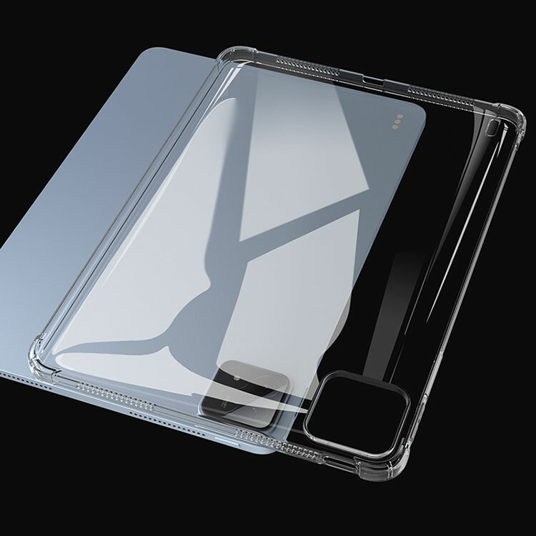 Xiaomi Pad 6S Pro クリアケース 12.4インチ 耐衝撃 カバー 透明 TPU ソフトカバー 角 保護 コーナーバンパー 衝撃吸収 保護ケース 小米 シャオミ パッド｜keitaicase｜03