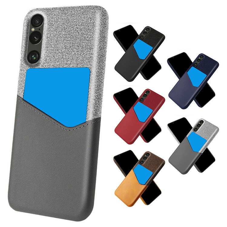 Xperia 1 VII �P�[�X �L�����o�X�� �J�o�[ PU���U�[ �J�[�h���[ �w��PU���U�[�P�[�X ������� �V���v�� �X���� Sony �\�j�[ �G�N�X�؃��A1 VII 2025���f��