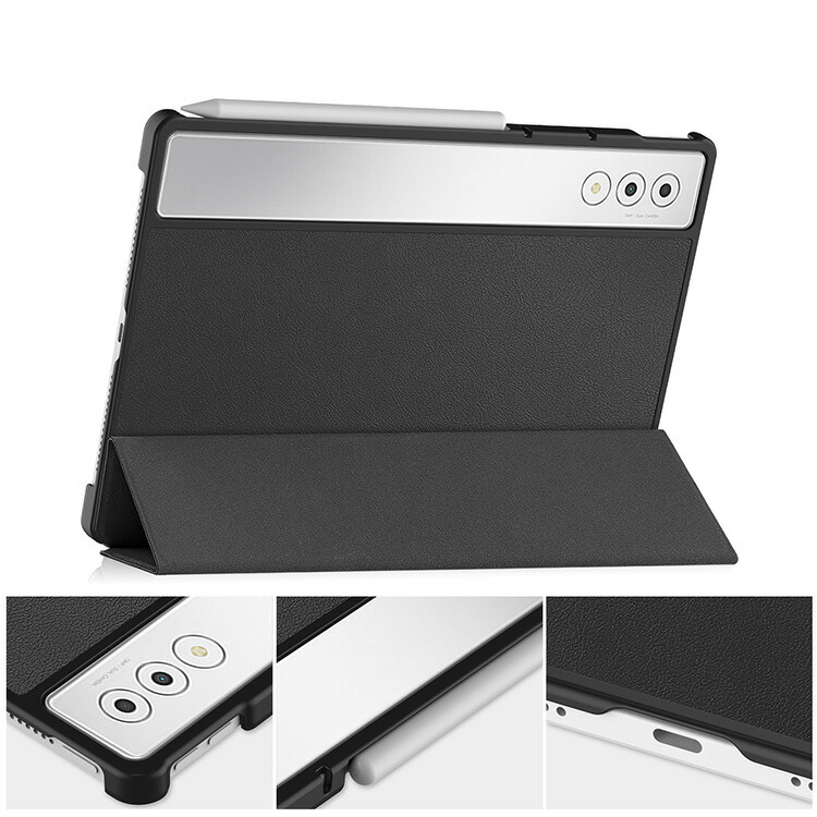 Lenovo Yoga Tab Plus ケース 手帳型 かわいい カバー シンプル PU