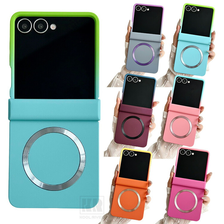 Galaxy Z Flip8 �P�[�X �J�o�[ �܂肽���݌^ �O���f�[�V���� Qi�[�d ���C�����X�[�d�Ή� �v���X�`�b�N  �n�[�h�P�[�X Samsung �T���X�� �M�����N�V�[Z