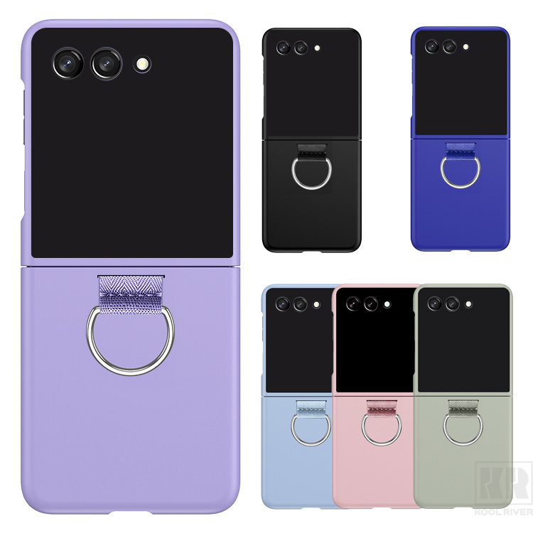 Galaxy Z Flip8 �P�[�X �ϏՌ� �J�o�[ �܂肽���݌^ �}�b�g ��̌^�����O�t�� �X�^���h�@�\ �v���X�`�b�N �n�[�h�P�[�X �V���v�� Samsung �T���X��