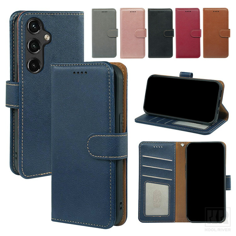 Insta Galaxy A57�Ή� �P�[�X �蒠�^ Galaxy A37 5G �J�o�[ PU���U�[ �ϏՌ� �蒠�^ PU���U�[�P�[�X �X�^���h�@�\ �J�[�h���[ �V���v�� Samsung �T���X��