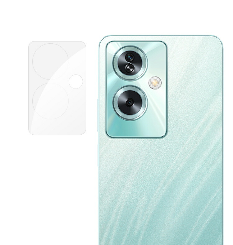 OPPO A79 5G カメラカバー ガラスフィルム 2枚入り オッポ カメラ保護