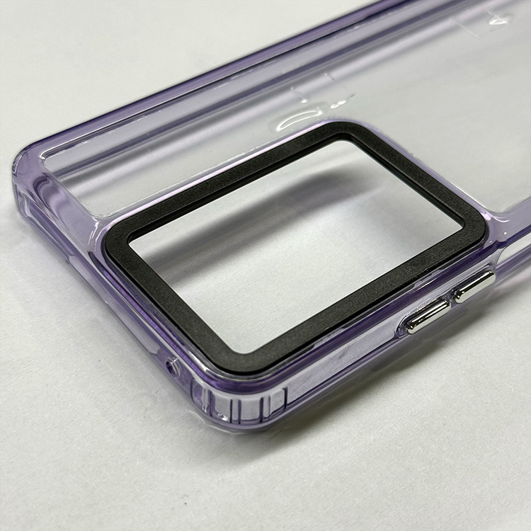 OPPO A79 5G ケース 耐衝撃 透明ケース 側面TPU+PC背面アクリル