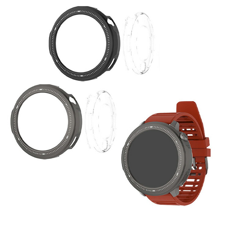 Amazfit Balance 2 47mm �P�[�X �J�o�[ �A���~�o���p�[ �v���X�`�b�N ���������� �ی�P�[�X �ϏՌ� �X�^�C���b�V�� �A�}�Y�t�B�b�g �o�����X2