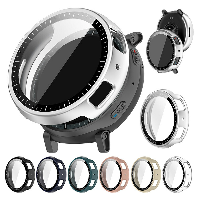 Amazfit Active Max �P�[�X �J�o�[ �t���ʋ����K���X �S�ʕی� �t���ی�P�[�X �P�F/�N���A �t�B������� �n�[�h�P�[�X �A�}�Y�t�B�b�g �A�N�e�B�u