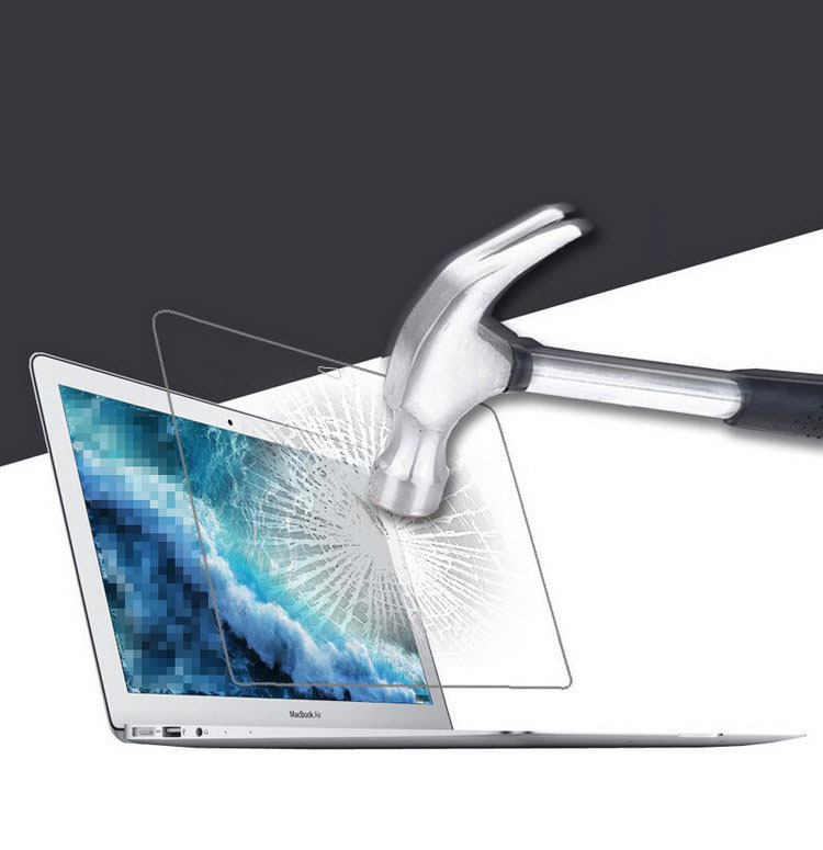 MacBook Air 13.3インチ (2018/2019/2020) ガラスフィルム 強化ガラス 硬度9H 液晶保護ガラスフィルム マックブックエアー 13.3インチ (2018)｜keitaiichiba｜05