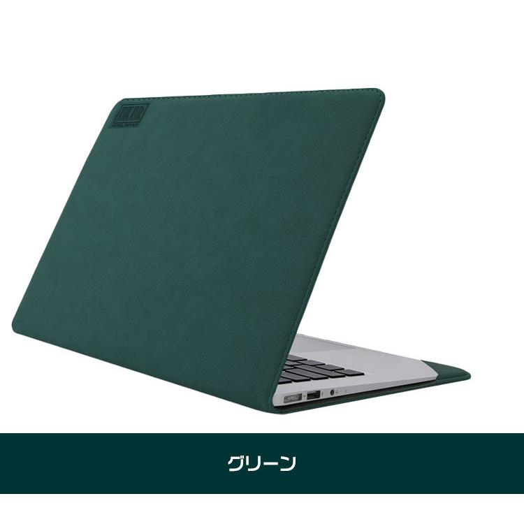 MacBook Air ケース (13.3/13.6インチ) カバー M2 M1 おしゃれ 手帳型 かわいい レザー マックブック エアー 手帳型 レザーケース/カバー おすすめ｜keitaiichiba｜09