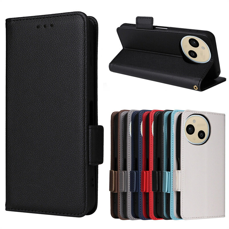 AQUOS sense9 �P�[�X �蒠�^ �J�o�[ �X�g���b�v�t�� �蒠�^PU���U�[�P�[�X �J�[�h���[ �X�^���h�@�\ �V���v�� ���������� �X�g���b�v�� SHARP �V���[�v