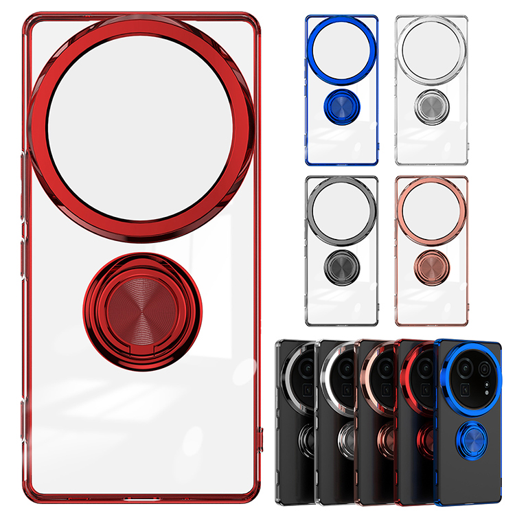 AQUOS R9 Pro �N���A�P�[�X SH-54E �J�o�[ �N���A ���b�L ���� TPU ��̌^�����O�t�� �V���v�� �w�ʃP�[�X SHARP �V���[�v �A�N�I�X R9 �v�� SH-54E