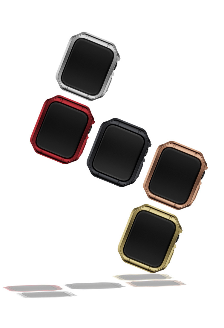 Apple Watch Series 9/8/7 ケース 耐衝撃 カバー TPUメッキ ソフトケース 41mm/45mm かっこいい アップルウォッチ シリーズ9/8/7 カバー｜keitaiichiba｜04