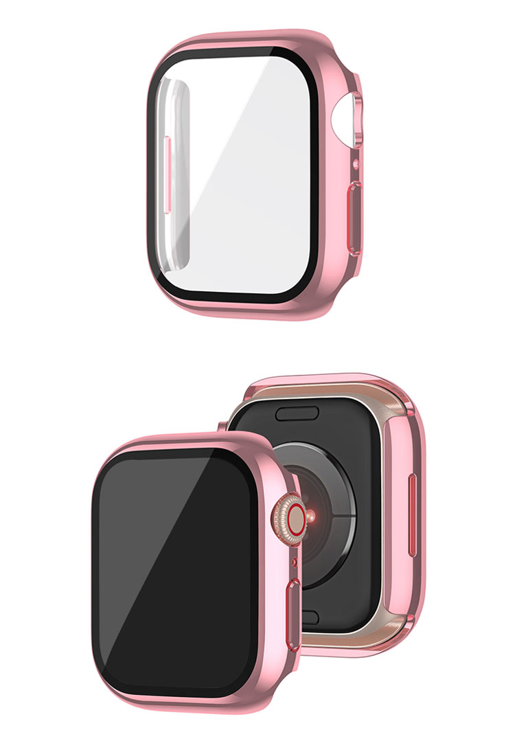 Apple Watch Series 9/8/7 ケース ガラスフィルム ケース カバー 全面保護 液晶保護カバー アップルウォッチ シリーズ9/8/7 41mm/45mm ハードケース｜keitaiichiba｜05