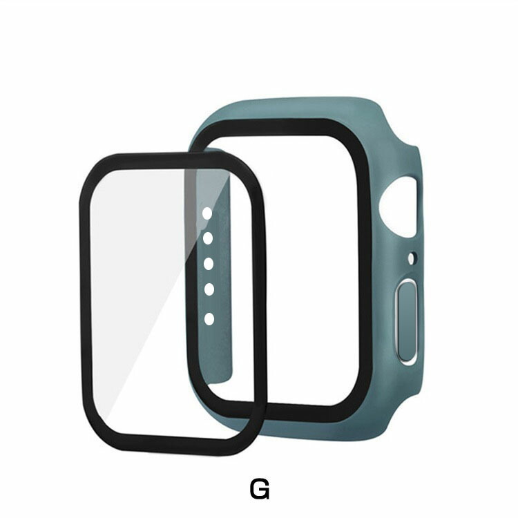 Apple Watch Series 9/8/7 ケース/カバー ガラスフィルム カバーケース/カバー 41mm/45mm 全面保護 液晶カバー アップルウォッチ シリーズ9/8/7｜keitaiichiba｜07